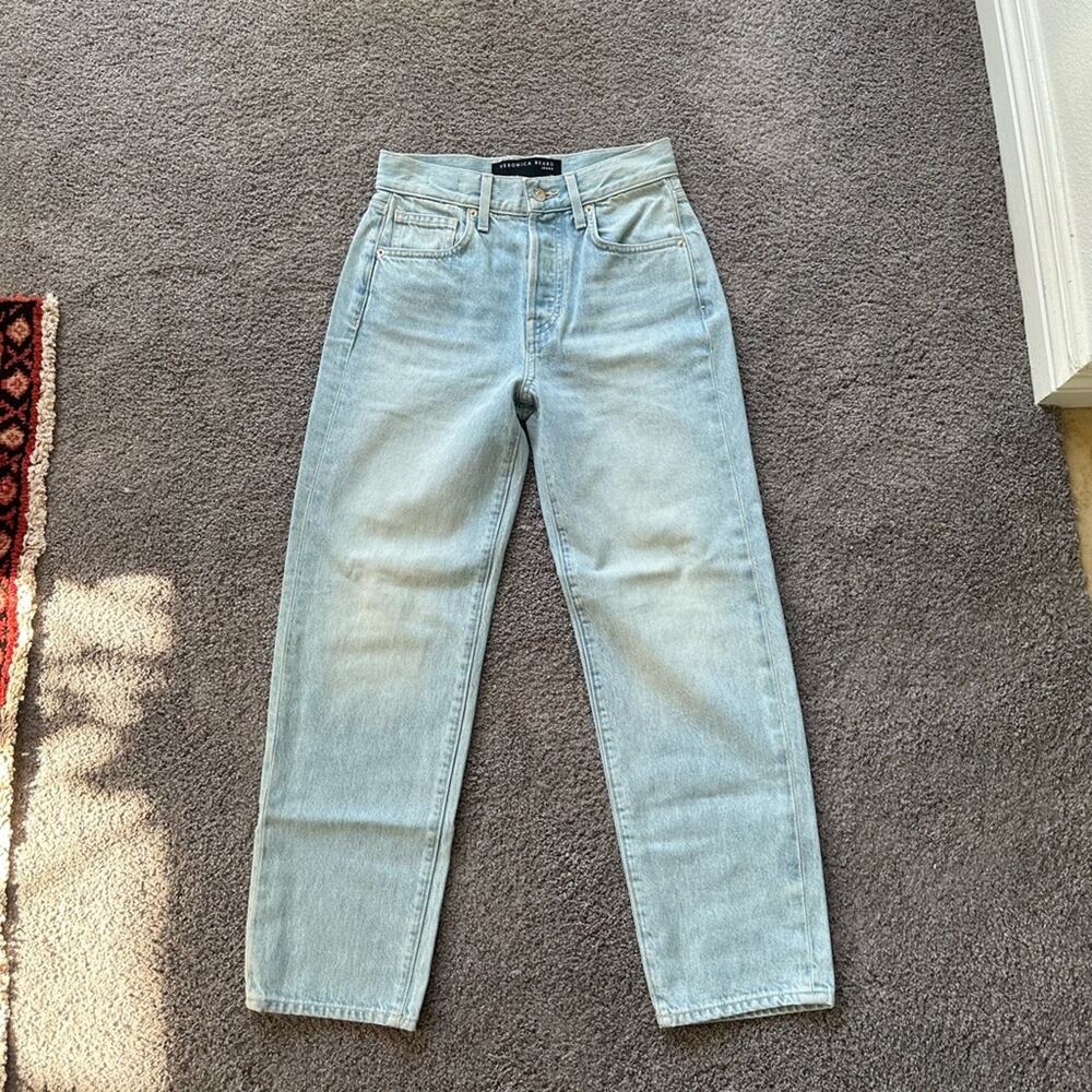 Veronica Beard Blake Crop Classic Straight Jeans